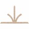 Ekena Millwork Richland Smooth Timber Gable Bracket, Douglas Fir, 108"W x 68"H x 3 1/2"D x 5 1/2"F, 15/12 Pitch GBW108X68X0406RIC00SDF - alternate 1